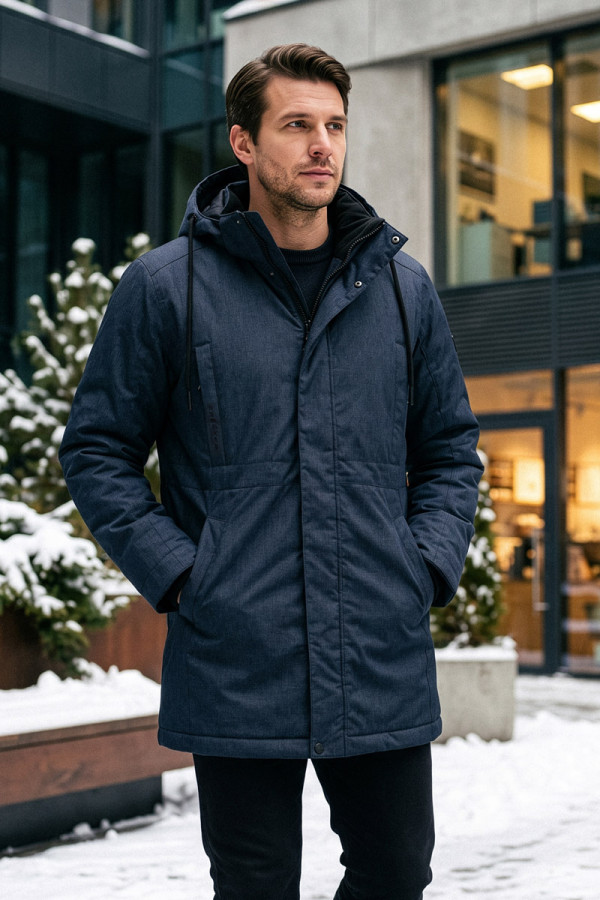 Men's parka Freever NF 71069 blue, Фото №3- freever.ua