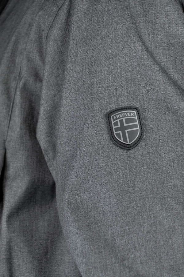 Men's parka Freever NF 71069 gray, Фото №8- freever.ua