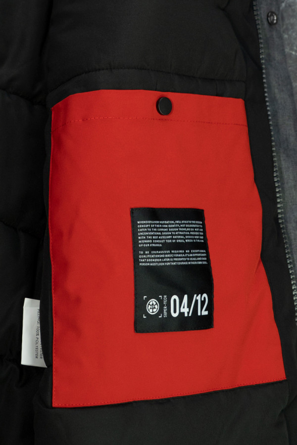 Men's parka Freever NF 71069 gray, Фото №4- freever.ua