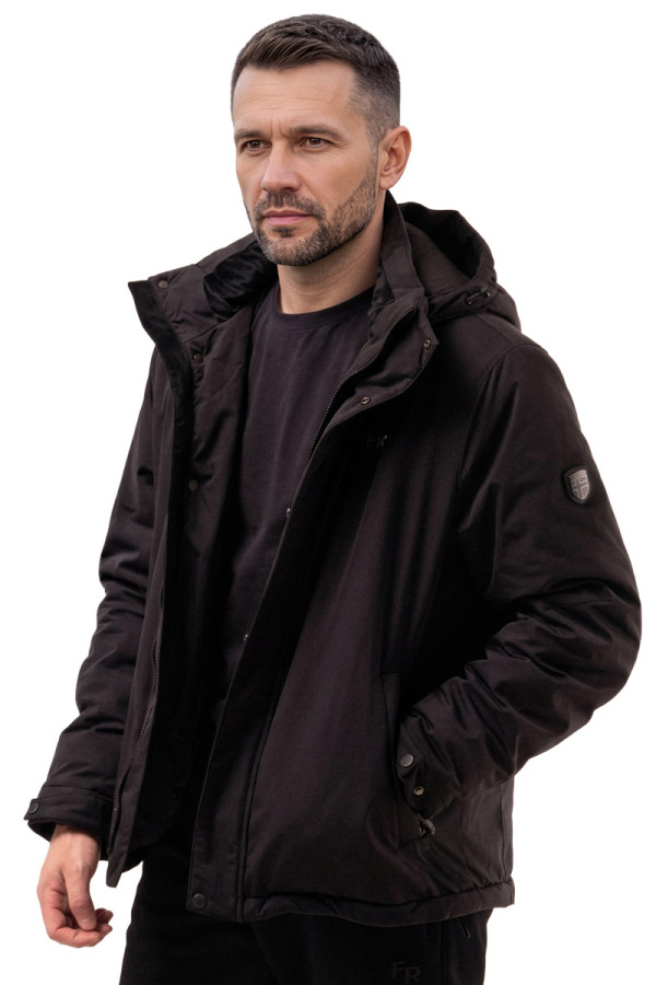 Men's Jacket Freever JF 71188 Black, Фото №4- freever.ua