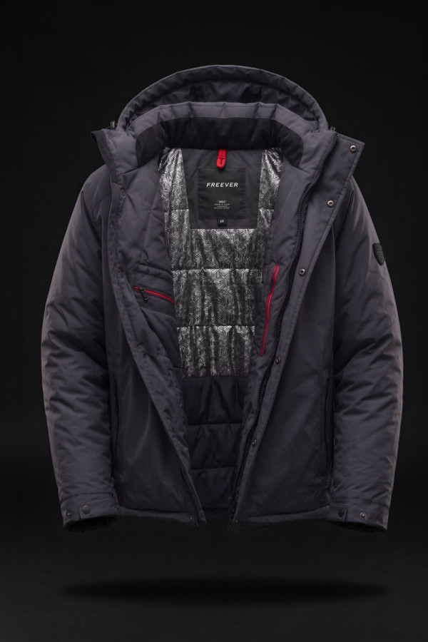 Men's Jacket Freever JF 71188 Grey, Фото №2- freever.ua
