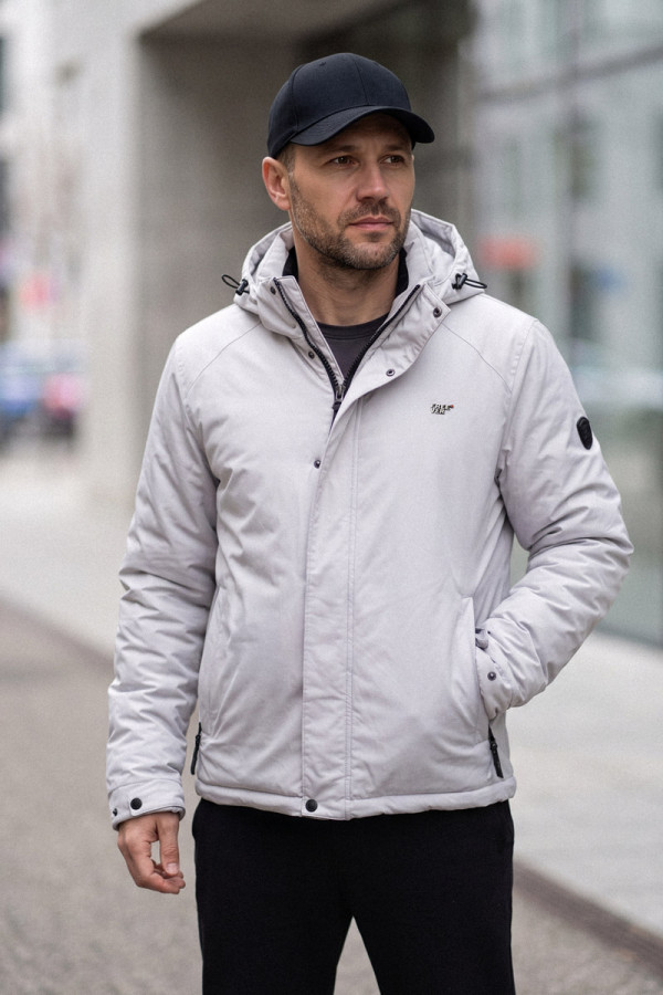 Men's Jacket Freever JF 71188 Light Grey, Фото №2- freever.ua