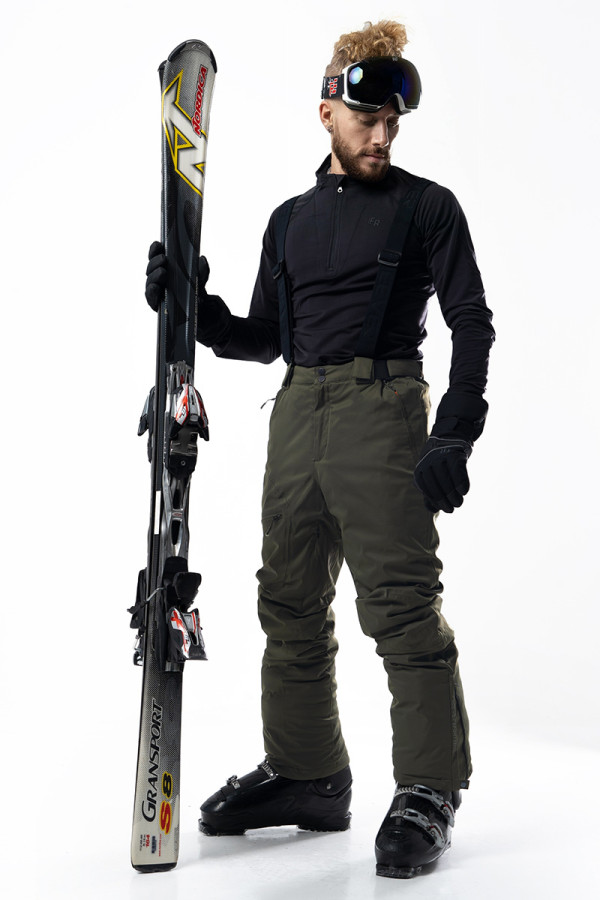 Men's ski pants Freever WF 7602 khaki