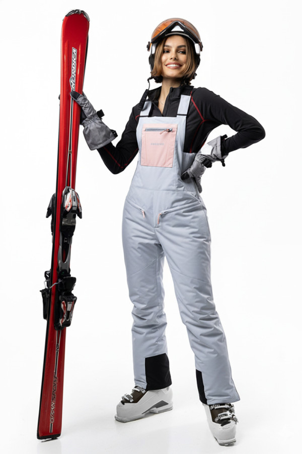 Women's ski pants Freever AF 7901 gray