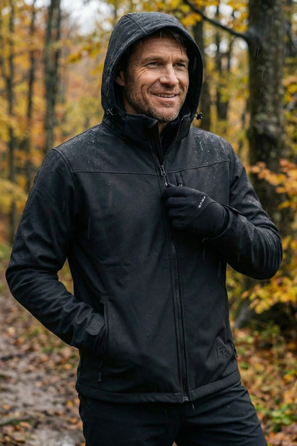 Herrenjacke Freever Windstopper UF 8321 schwarz