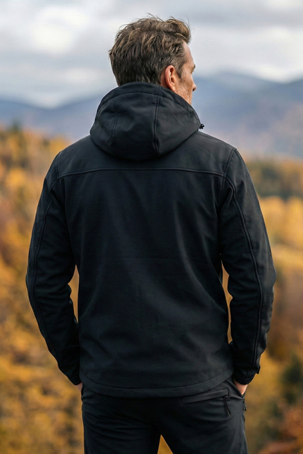 Herrenjacke Freever Windstopper UF 8321 schwarz, Фото №9- freever.ua