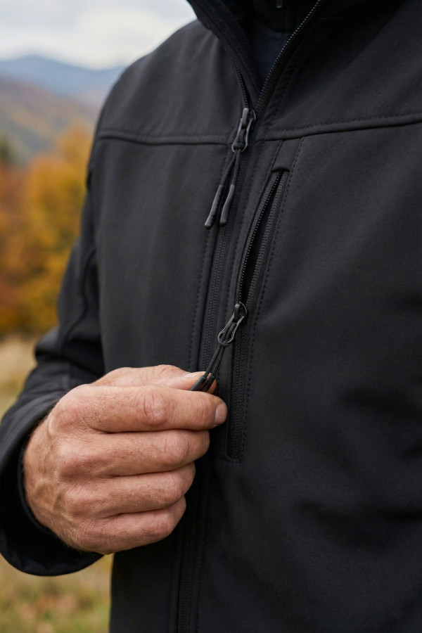 Herrenjacke Freever Windstopper UF 8321 schwarz, Фото №4- freever.ua