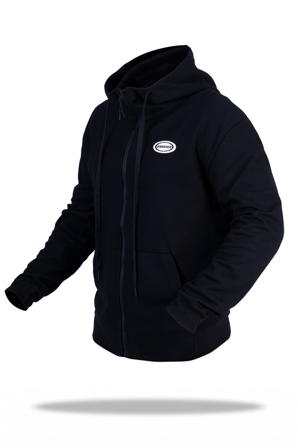 Men's sports jacket Freever WF 8408 black, Фото №3- freever.ua