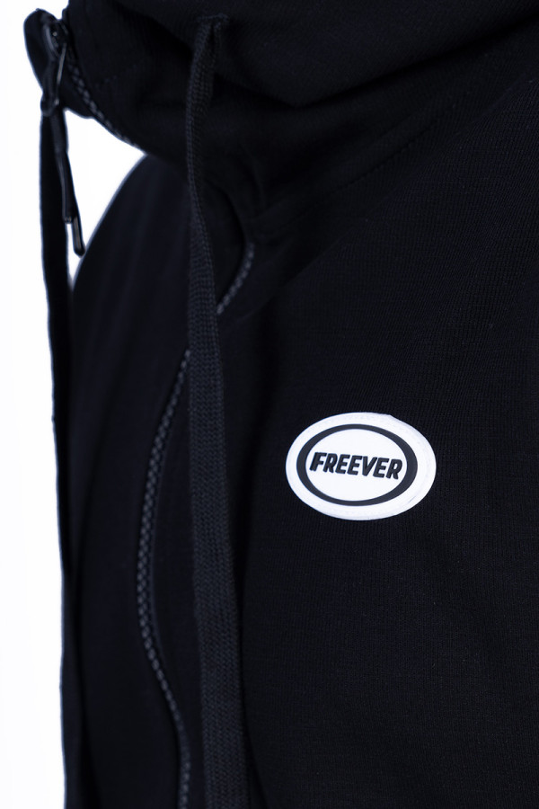 Men's sports jacket Freever WF 8408 black, Фото №5- freever.ua