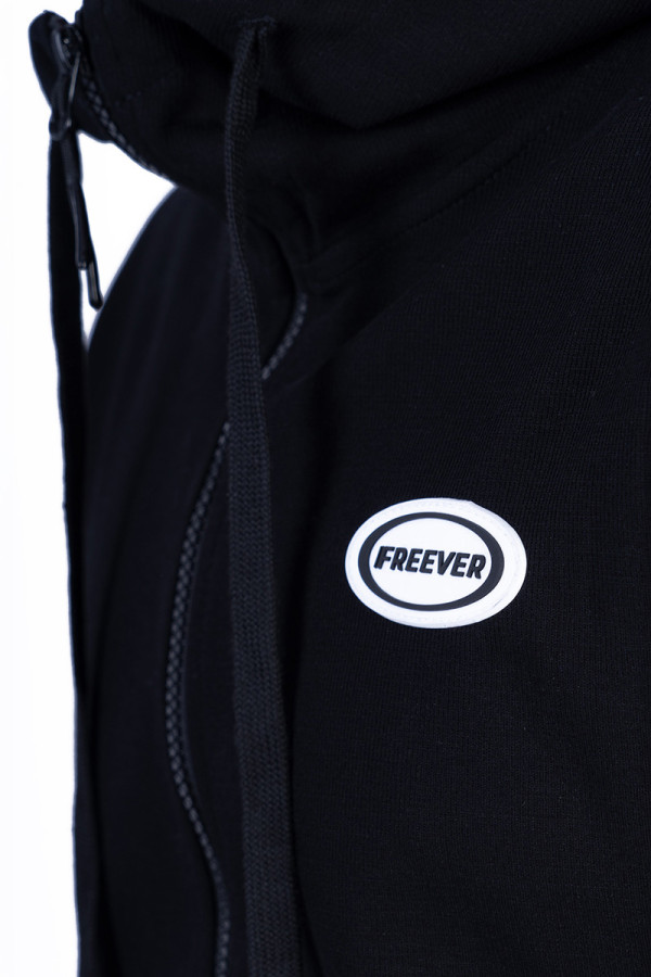 Men's sports jacket Freever WF 8408 black, Фото №5- freever.ua