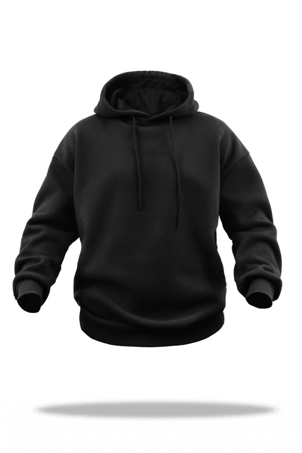Men's sports hoodie Freever UF 8410 black, Фото №2- freever.ua