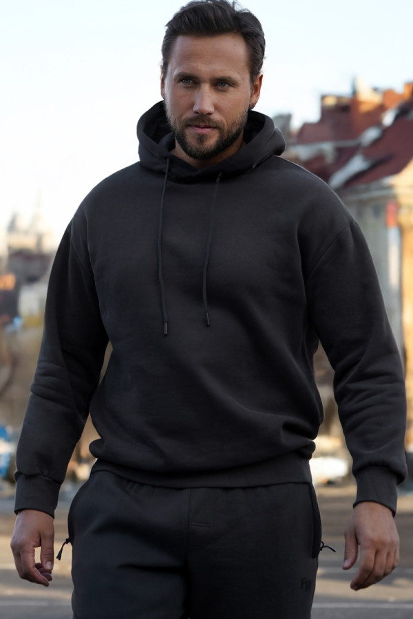 Men's sports hoodie Freever UF 8410 black