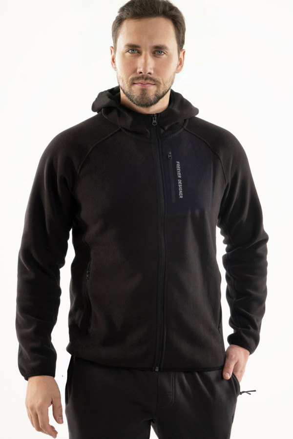 Men's fleece jacket Freever UF 8411 black