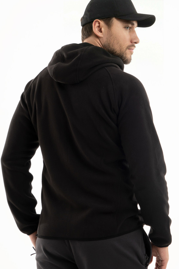 Men's fleece jacket Freever UF 8411 black, Фото №7- freever.ua