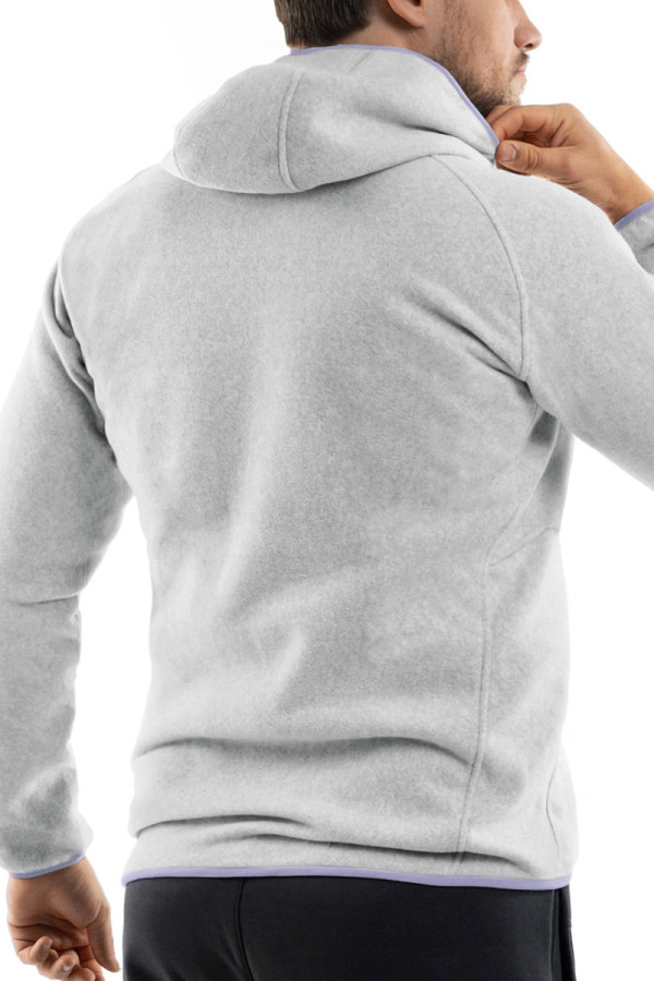 Men's fleece jacket Freever UF 8411 gray, Фото №6- freever.ua