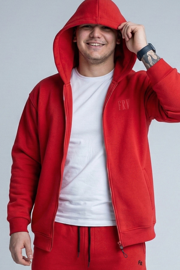 Sports jacket men's Freever NF 8416 red, Фото №2- freever.ua