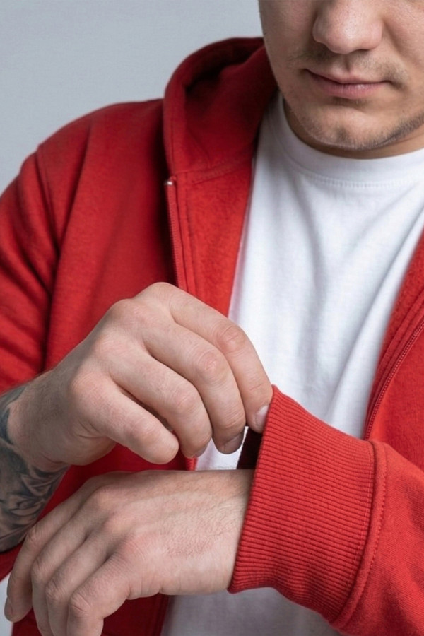 Sports jacket men's Freever NF 8416 red, Фото №4- freever.ua