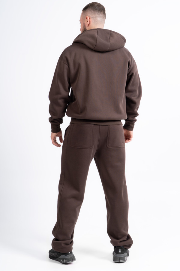 Men's Freever NF 8419-8834 brown tracksuit, Фото №7- freever.ua