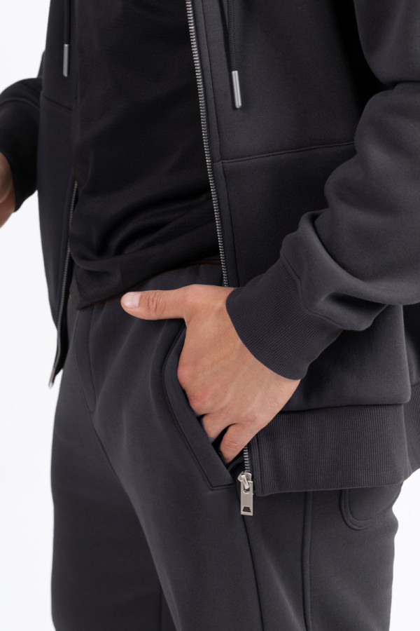 Men's Freever NF 8419-8834 gray tracksuit, Фото №2- freever.ua