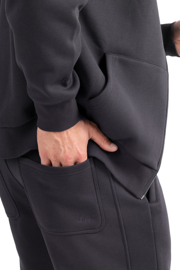 Men's Freever NF 8419-8834 gray tracksuit, Фото №7- freever.ua