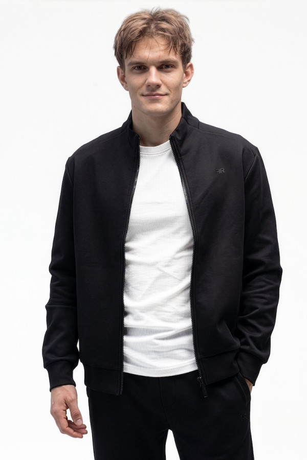 Men's sports jacket Freever JF 8421 black, Фото №2- freever.ua