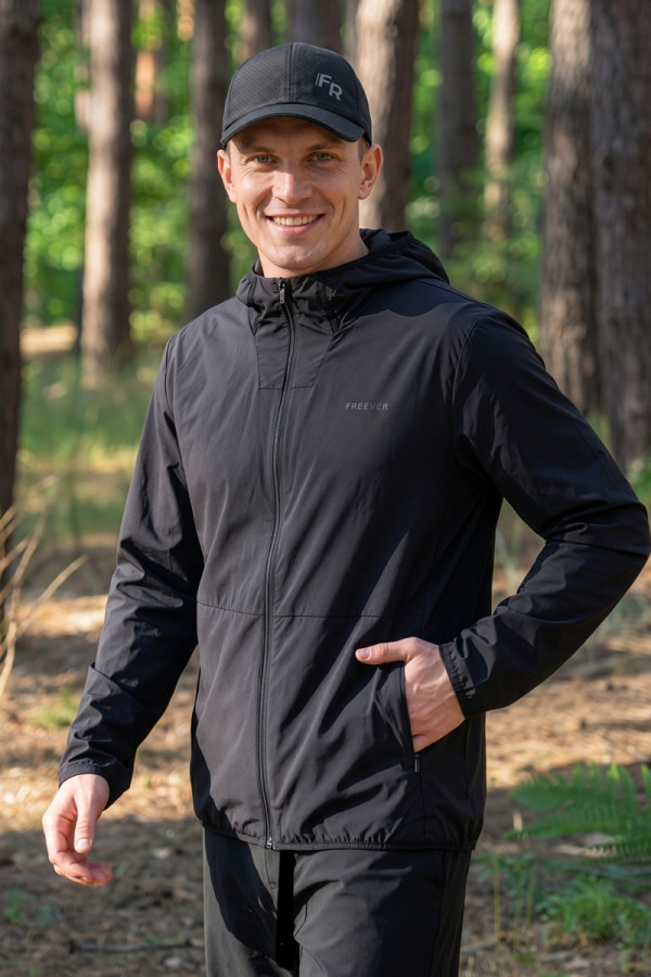 Men's sports jacket Freever JF 8424 black