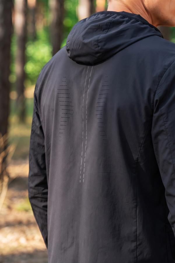 Men's sports jacket Freever JF 8424 black, Фото №4- freever.ua