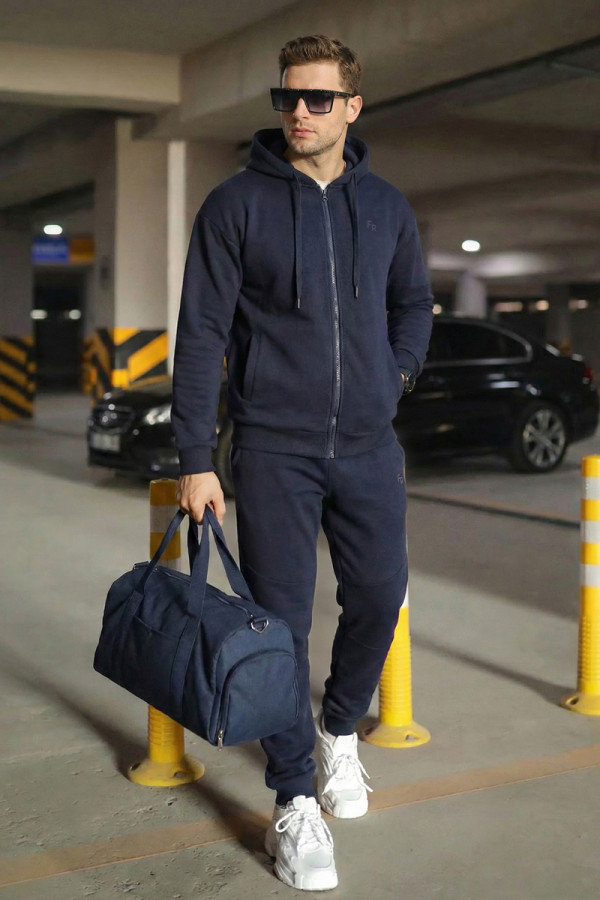 Men sports tracksuit Freever NF 8611 blue, Фото №2- freever.ua