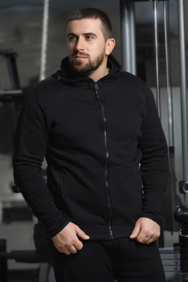Men's tracksuit Freever UF 8703 black, Фото №7- freever.ua