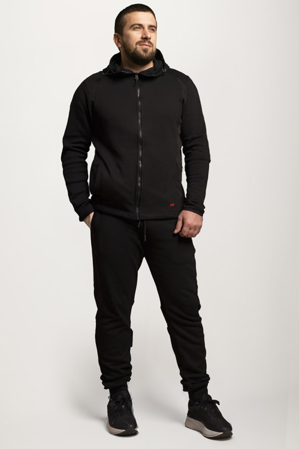 Men's tracksuit Freever UF 8703 black, Фото №2- freever.ua