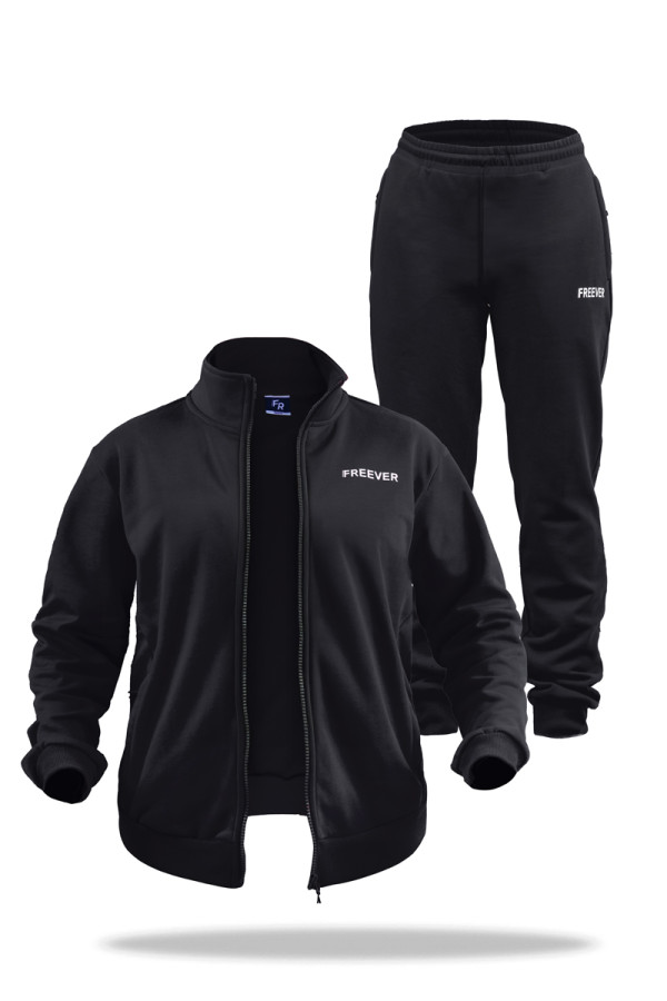 Men's tracksuit Freever UF 8710 black, Фото №2- freever.ua