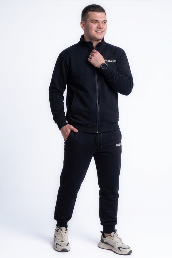 Herren-Trainingsanzug Freever UF 8710 schwarz