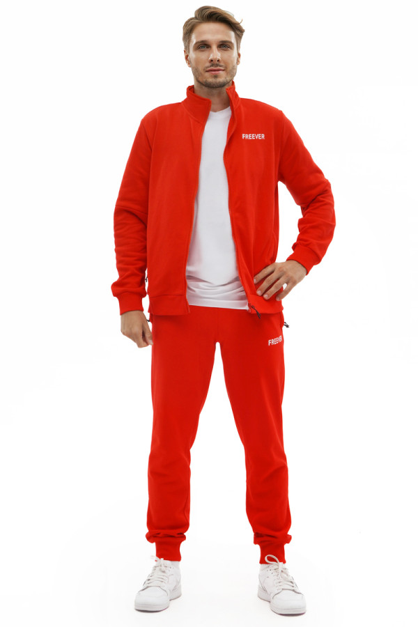Men's tracksuit Freever UF 8710 red, Фото №2- freever.ua