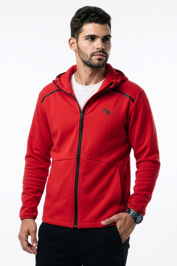 Sports jacket men's Freever AF 8713 red