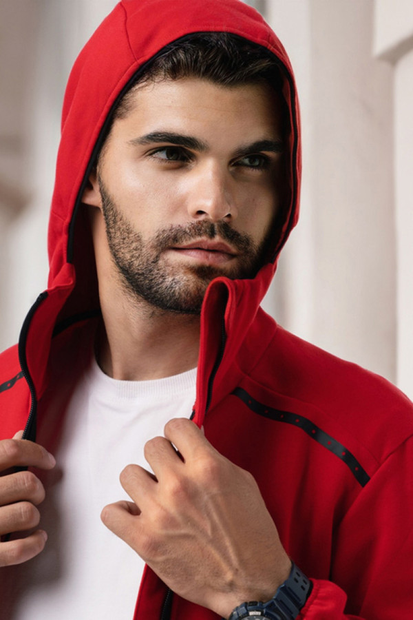 Sports jacket men's Freever AF 8713 red, Фото №6- freever.ua