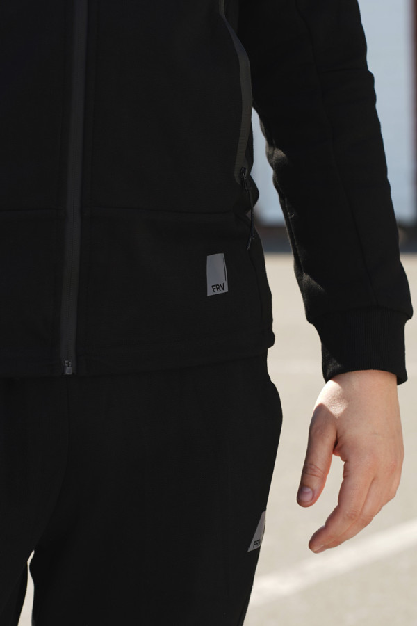 Men's tracksuit Freever UF 8717 black, Фото №5- freever.ua