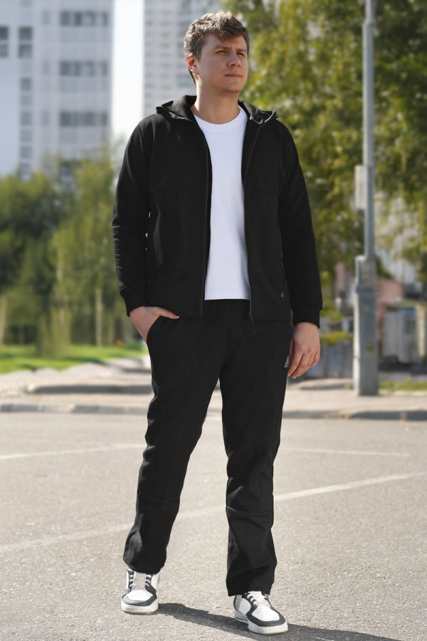 Men's tracksuit Freever UF 8717 black, Фото №2- freever.ua