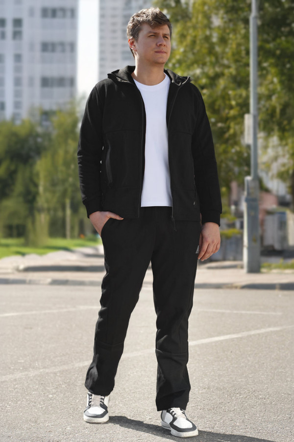 Men's tracksuit Freever UF 8717 black, Фото №2- freever.ua