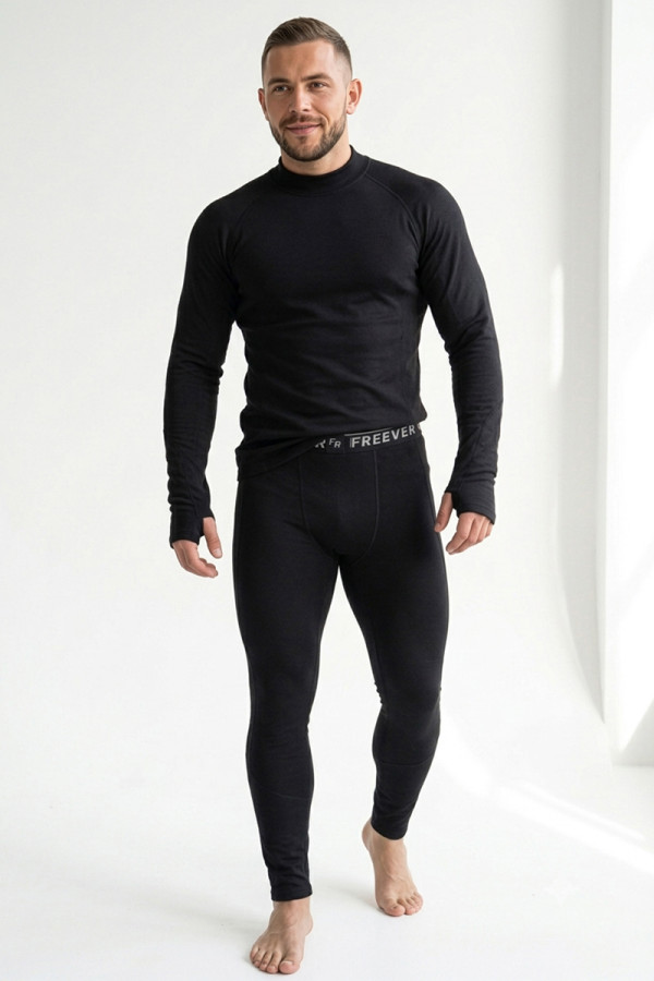 Men's thermal underwear set Freever JF 8730 black