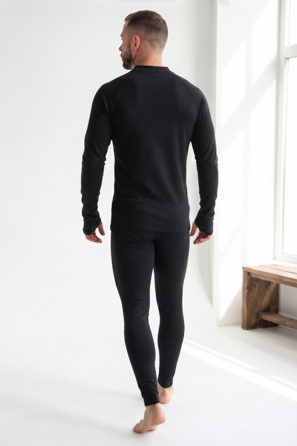 Men's thermal underwear set Freever JF 8730 black, Фото №7- freever.ua