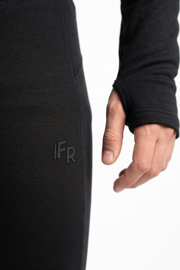 Men's thermal underwear set Freever JF 8730 black, Фото №5- freever.ua