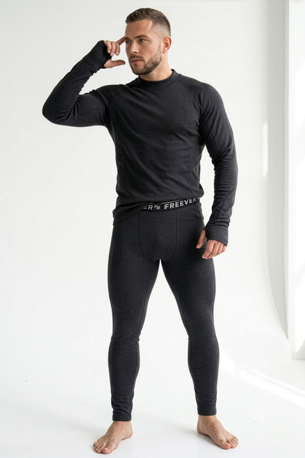 Men's thermal underwear set Freever JF 8730 gray