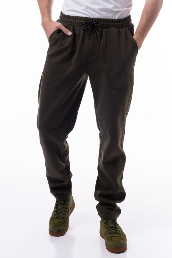 Men's sports trousers Freever WF 8819 khaki, Фото №4- freever.ua