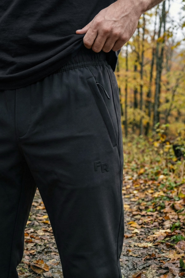 Men's trousers windstopper Freever UF 8820 black, Фото №3- freever.ua
