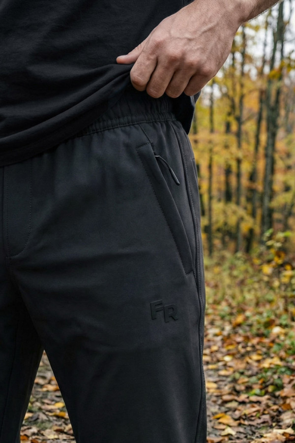 Men's trousers windstopper Freever UF 8820 black, Фото №3- freever.ua