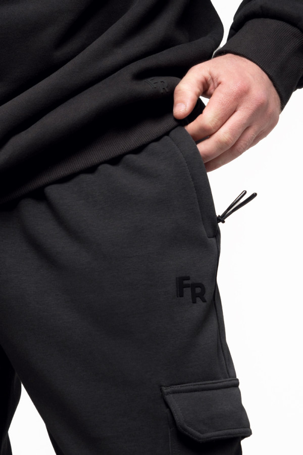 Men's sports trousers Freever UF 8828 black, Фото №6- freever.ua