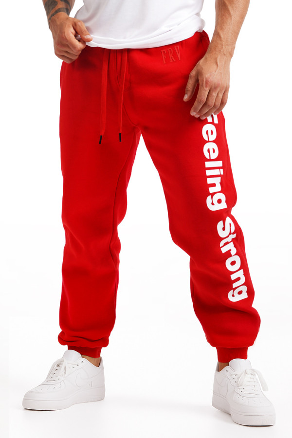 Men's sports pants Freever NF 8830 red