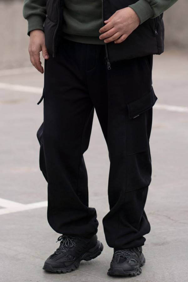 Mens sports pants Freever NF 8836 black, Фото №5- freever.ua