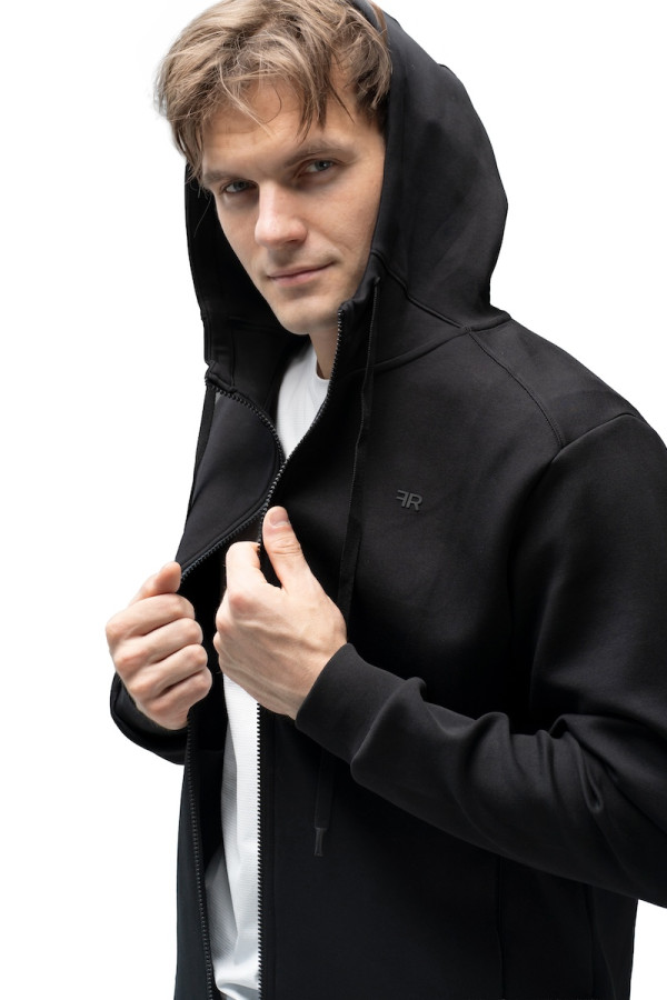 Men's sports jacket Freever JF 8420 black, Фото №4- freever.ua