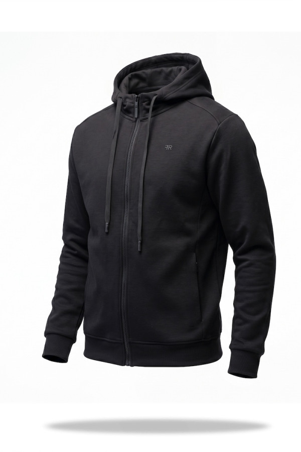 Men's sports jacket Freever JF 8420 black, Фото №2- freever.ua